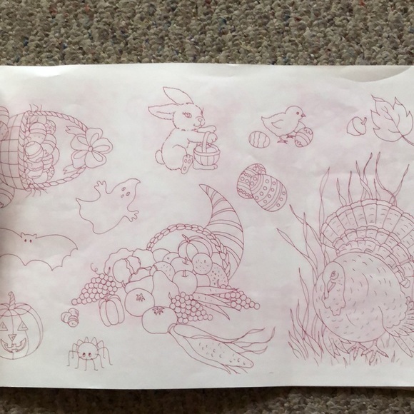 Tri-chem Liquid Embroidery Transfer Book All Occasion.  All holidays - Picture 5 of 10